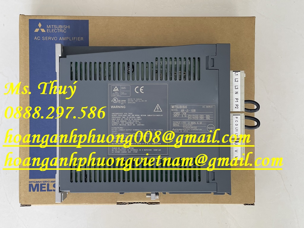 Mitsubishi MR-J3-100B 1kW 220V - Bộ điều khiển - Japan